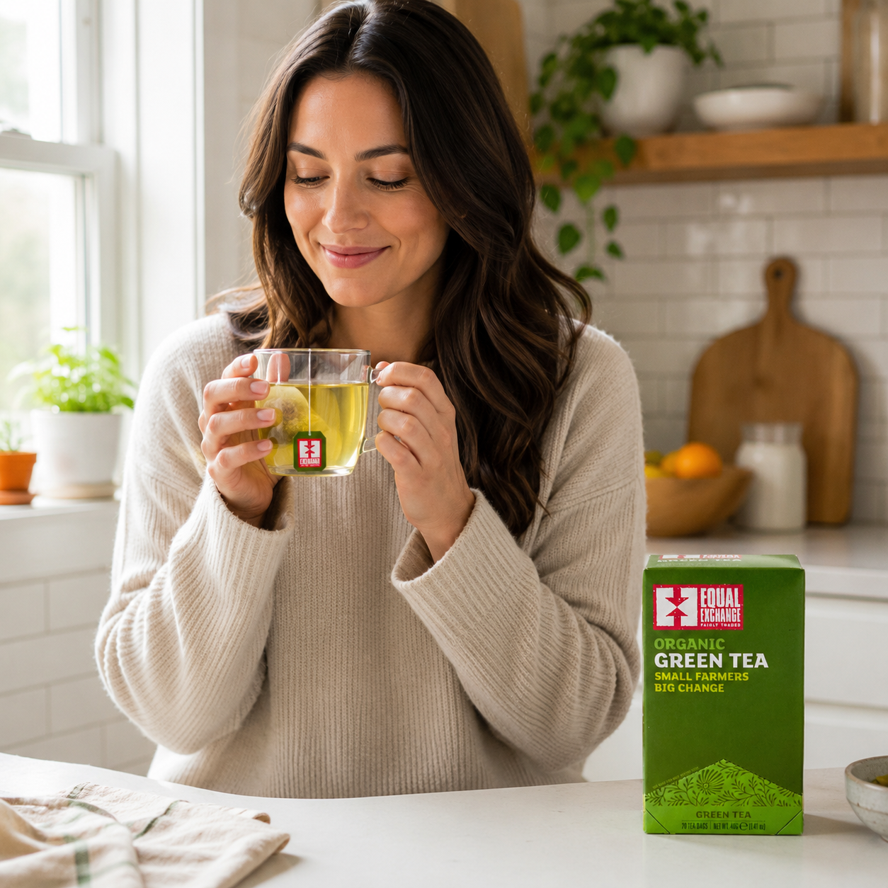 Equal Exchange Organic Green Tea 20 Count