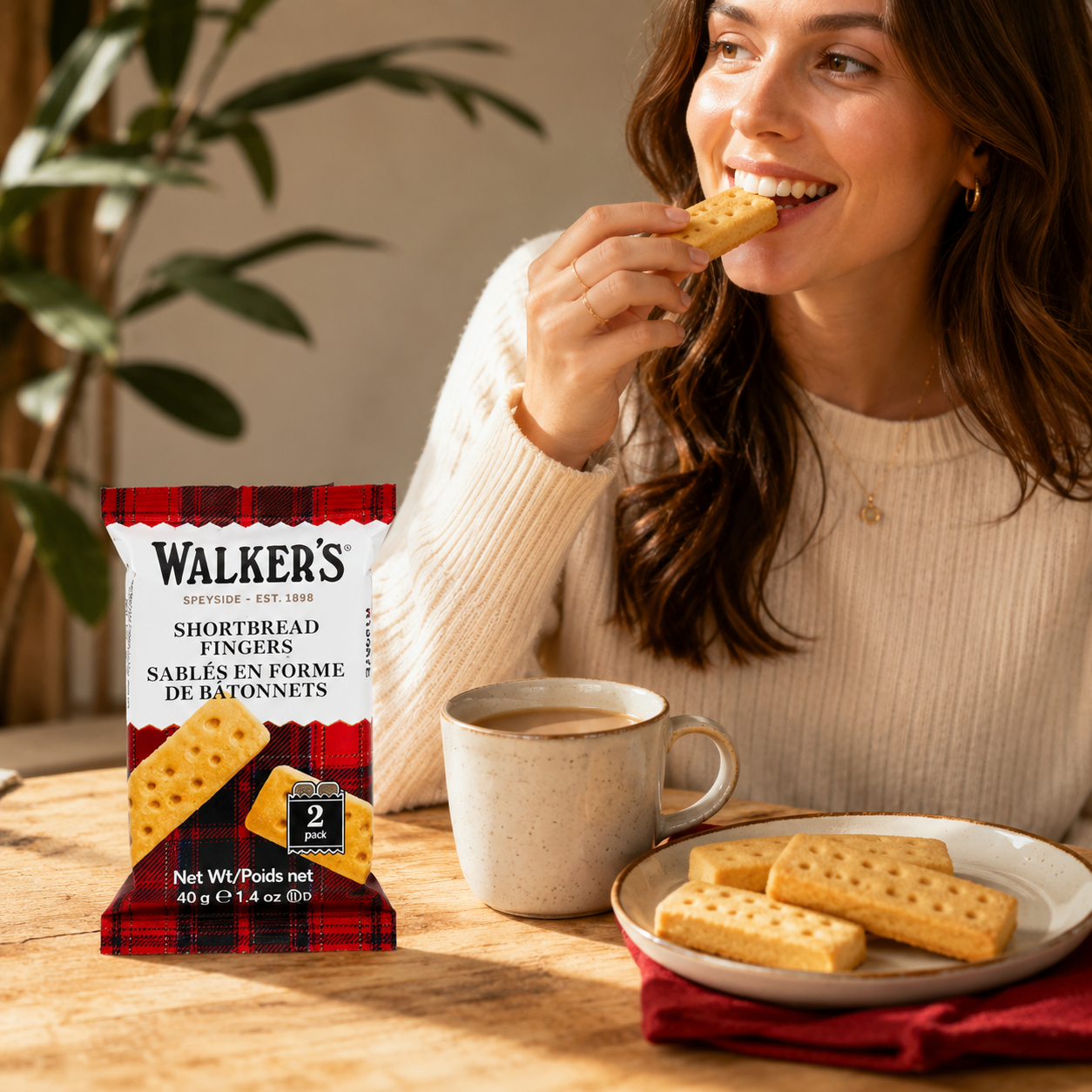 Walkers Shortbread Fingers Shortbread Cookies Snack Packs 24 Count