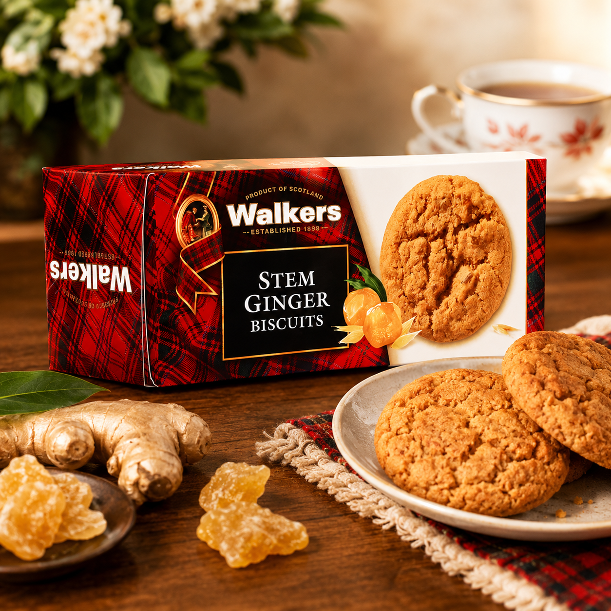 Walkers Stem Ginger Cookies 5.3 oz