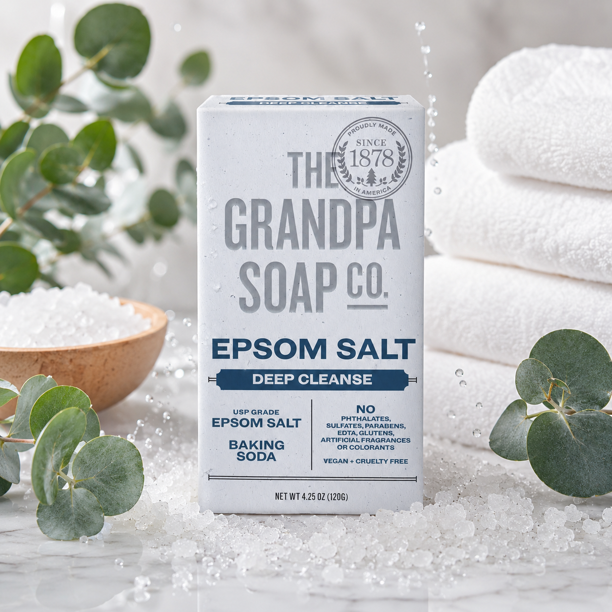 Grandpas Soap Bar Epsom Salt 4.25 oz