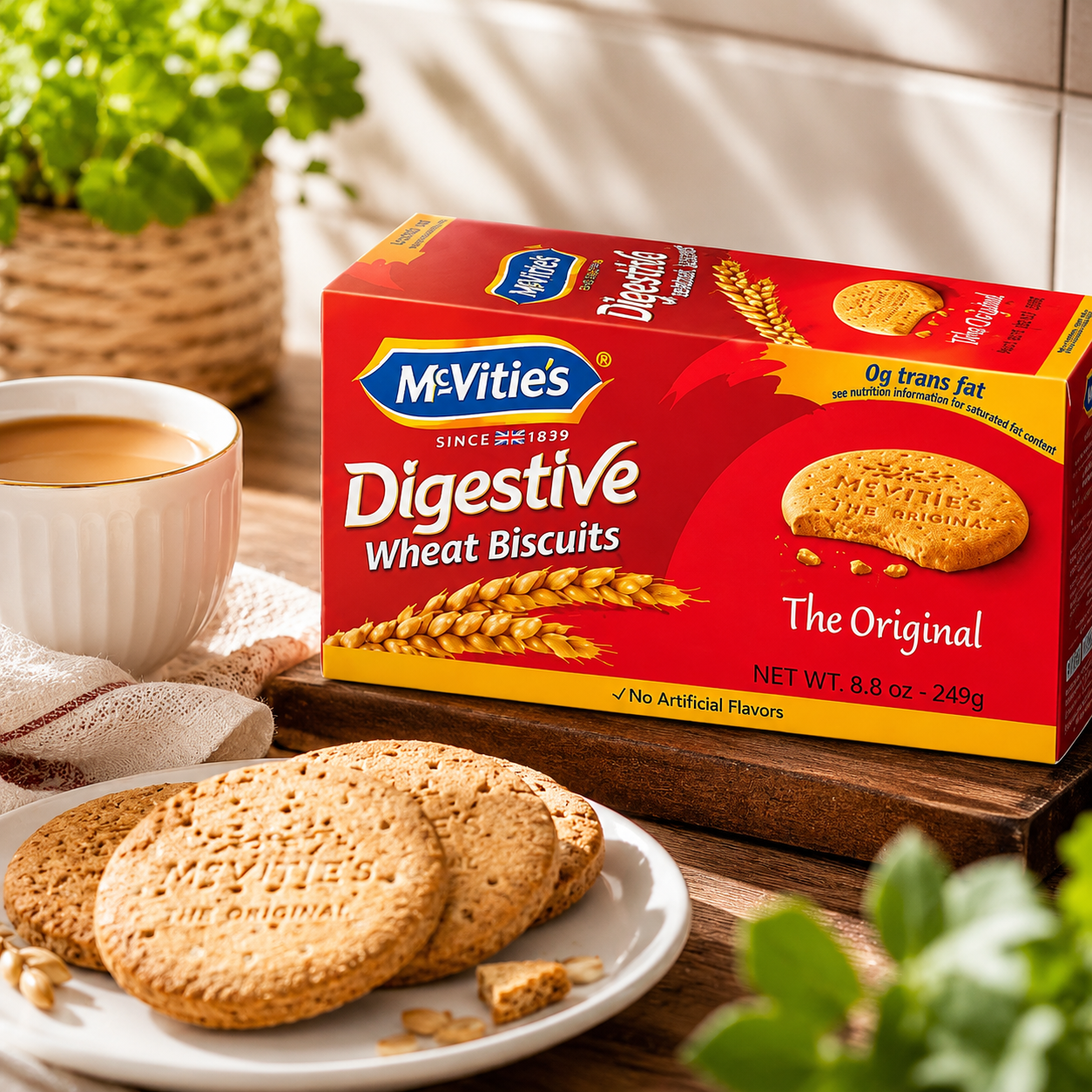 McVities Digestives Wheat Biscuits Imported from UK 8.8 oz