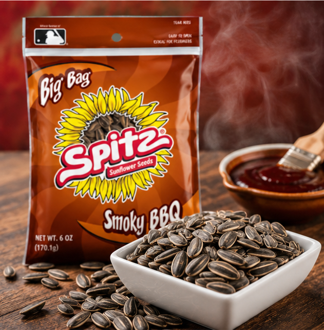 Spitz Smoky BBQ Sunflower Seeds 6-oz Bags Spitz