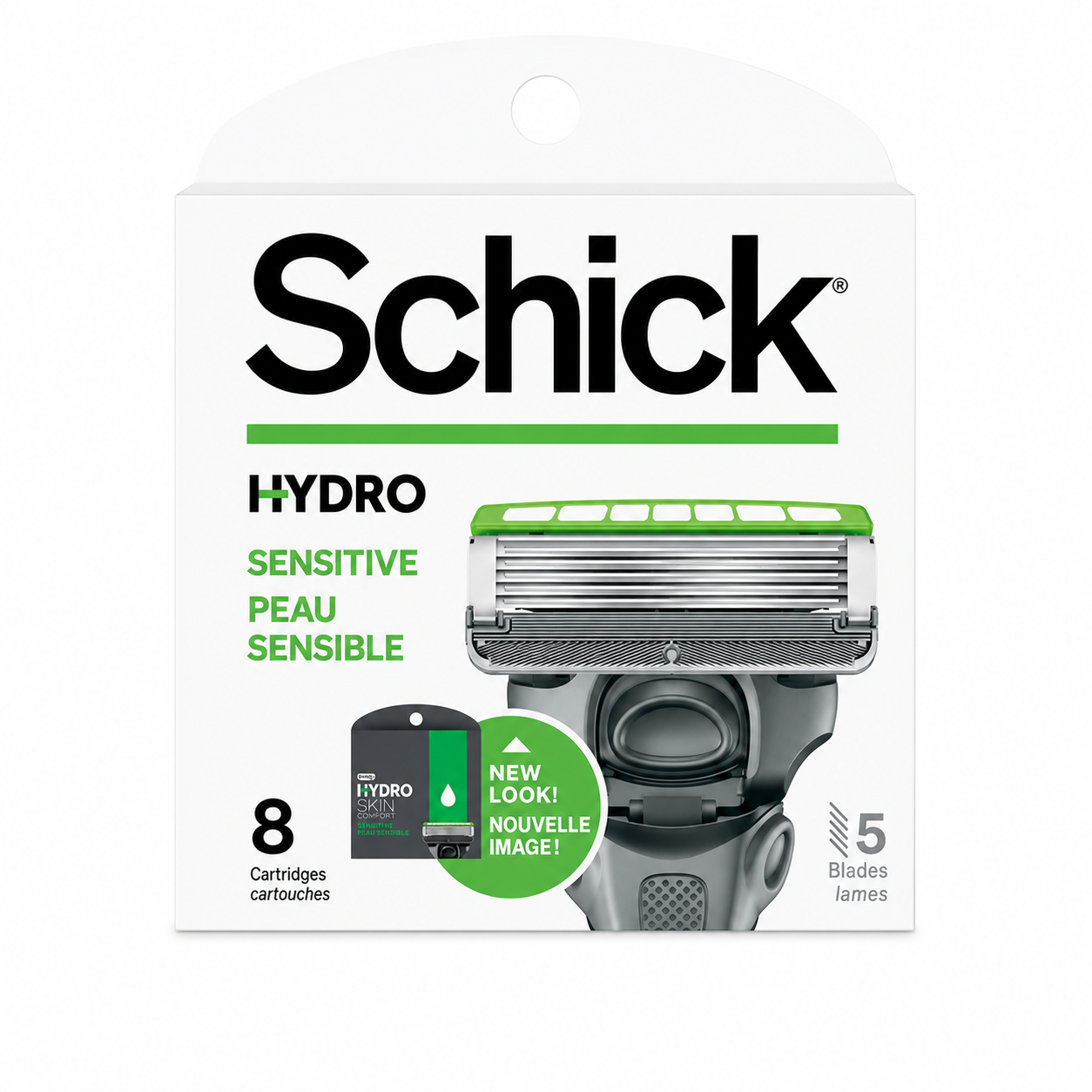 Schick Hydro 5 Sense Sensitive Skin Razor Refills for Men 8 ct Schick