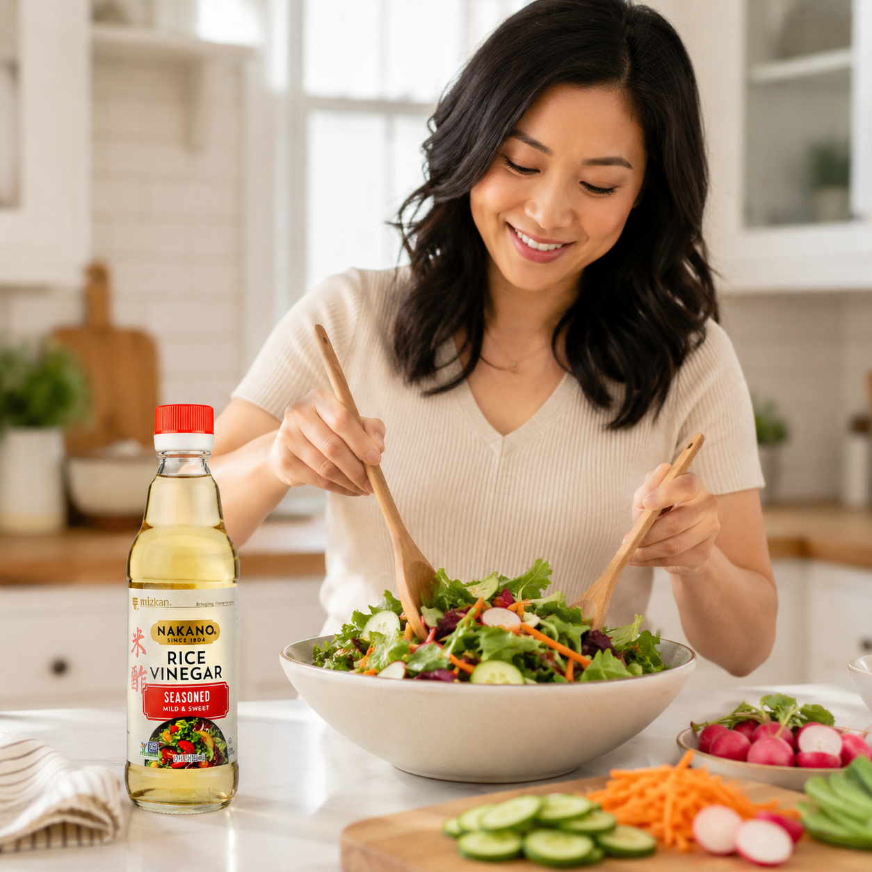 Nakano Rice Vinegar Seasoned Original 3PC 12 fl oz