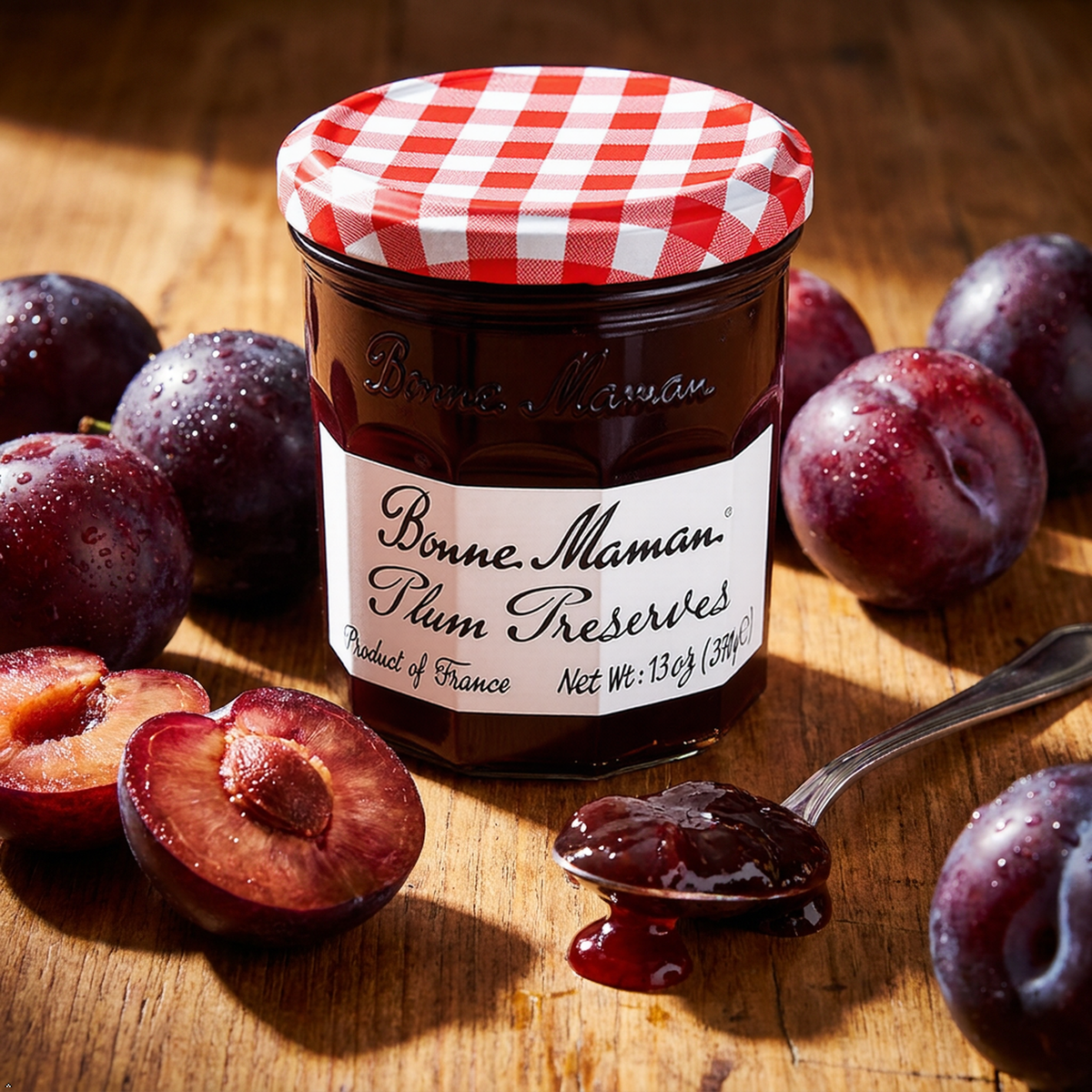 Bonne Maman, Preserves Damson Plum, 13 oz Bonne Maman