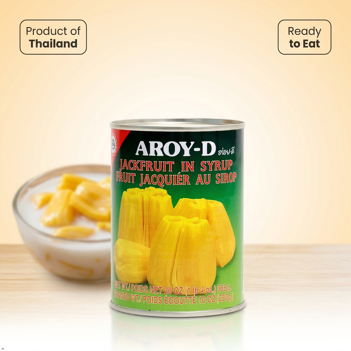 AROY-D Jackfruit In Syrup 565g alloy Dee jack fruit syrup AROY-D