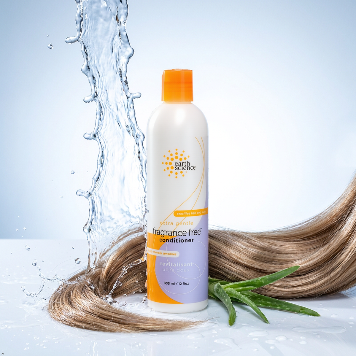 Earth Science Extra Gentle Fragrance-Free Conditioner, 12 oz Earth Science