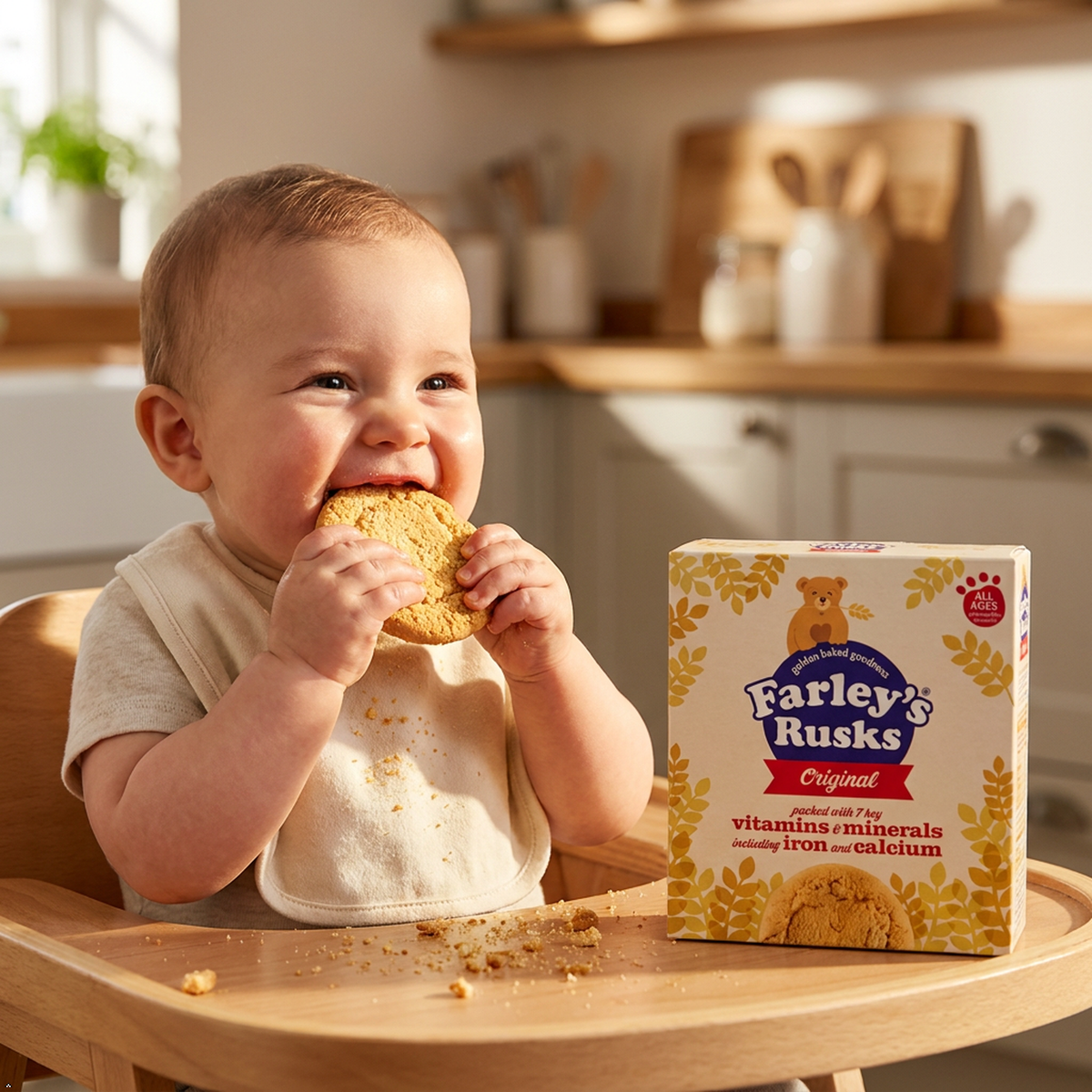 Farleys Rusks 18s (300gs) Farley's