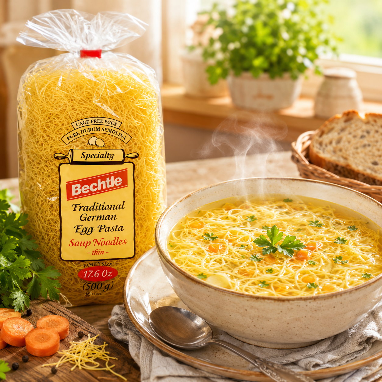 Bechtle German Egg Noodles Thin 17.6 oz