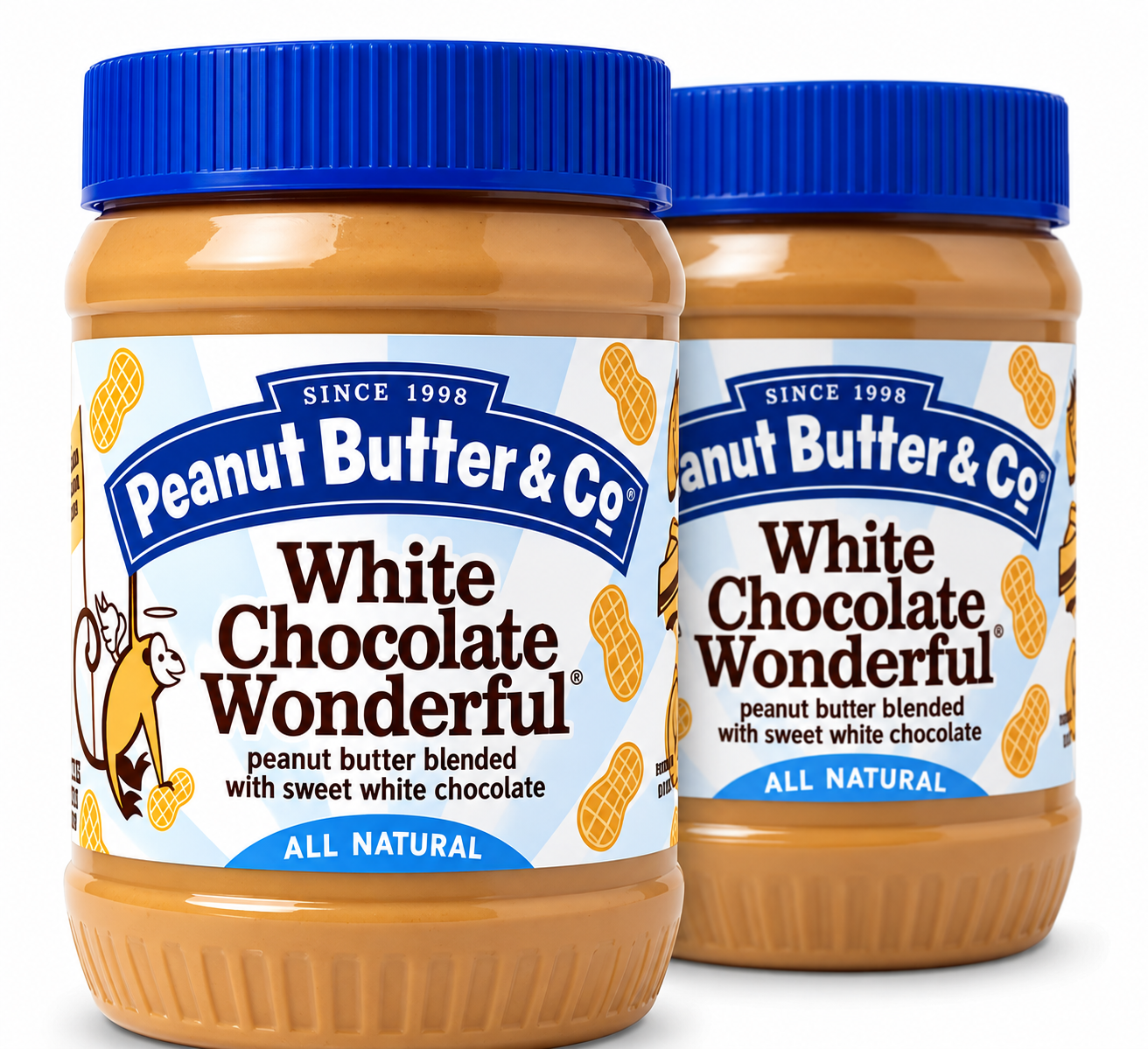 Peanut Butter & Co White Chocolate Wonderful Peanut Butter, 16 oz (Pack of 2) Peanut Butter & Co.