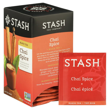 Stash Chai Spice Black Tea 20 Tea Bags Stash