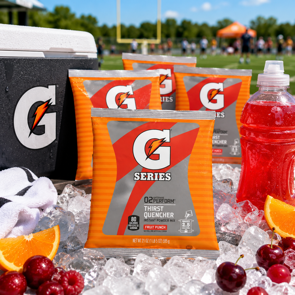 Gatorade Powder Pouch Fruit Punch 84 oz