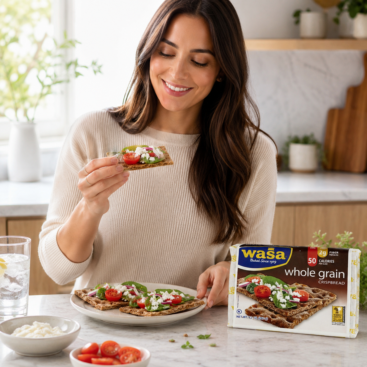 Wasa Crispbread Whole Grain Crackers 9.2 oz