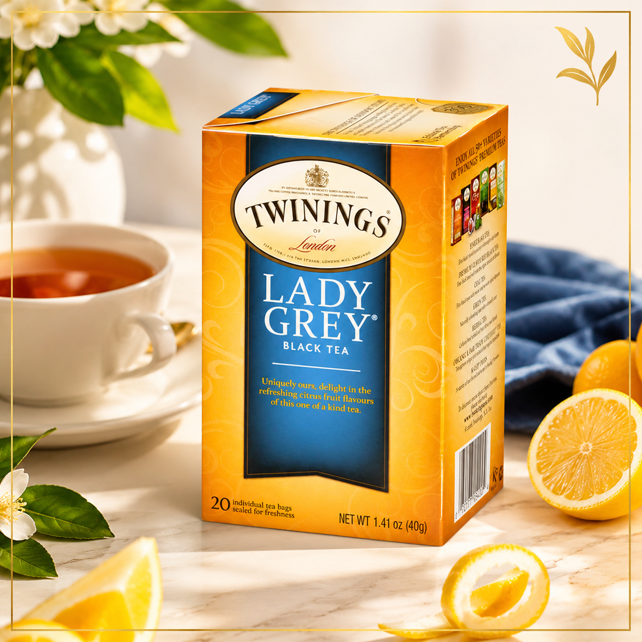 Twinings Lady Grey Black Tea 20 Tea Bags