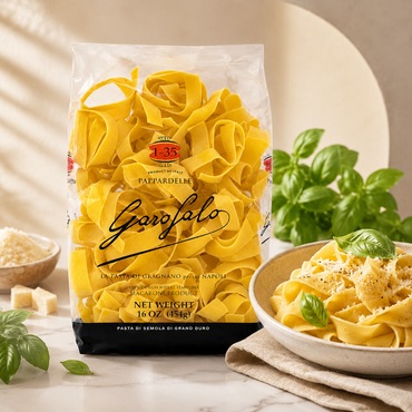 Garofalo - Premium Durum Wheat Semolina Pappardelle Pasta, Italian Made, Bronze-Drawn, Al-Dente, One-Ingredient Pasta (Pack of 2)