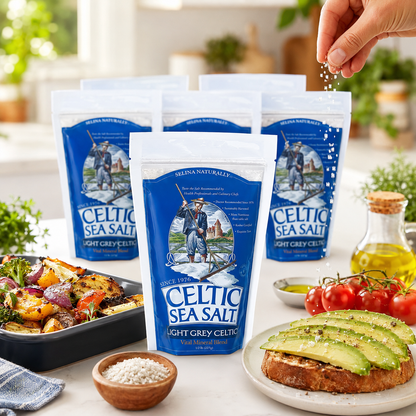 Celtic Sea Salt Light Grey Sea Salt Additive-Free Gluten-Free Non-GMO Verified Kosher Paleo-Friendly 1/2 lb