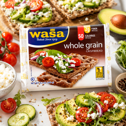 Wasa Crispbread Whole Grain Crackers 9.2 oz
