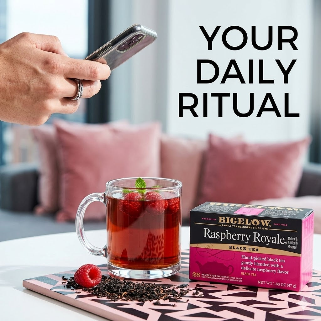 Bigelow Tea Black Tea Raspberry Royale Flavor Tea Bags All Natural Gluten Free28 ct Boxes 28 ct Boxes