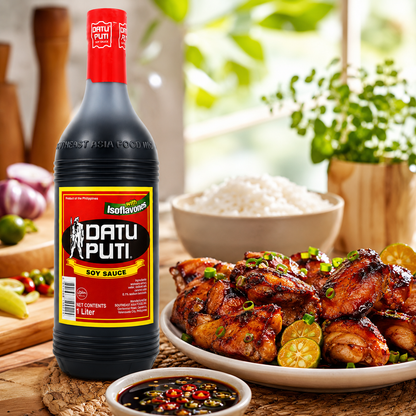 Datu Puti Soy Sauce, 33-Ounce Bottle (Pack of 2)