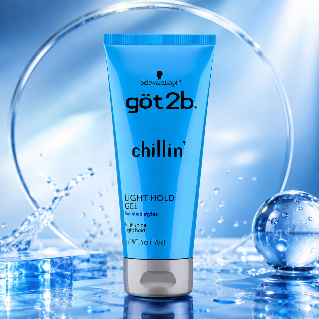 Got2B Chillin Gel Light Hold 6 Ounce (Pack of 2)