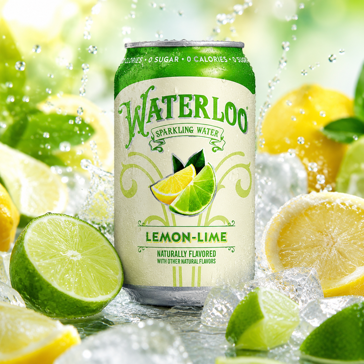 Waterloo Sparkling Water Lemon-Lime Sparkling Water 12 Fl Oz