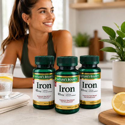 Nature's Bounty Iron Tablets 65 mg 100 ct