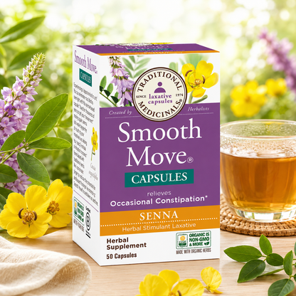 Traditional Medicinals - Smooth Move Senna, 50 Capsules