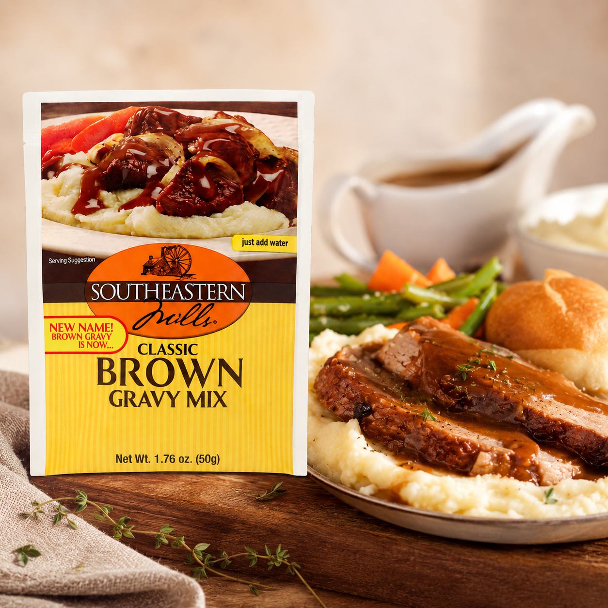 Southeastern Mills Classic Brown Gravy 2.75 oz