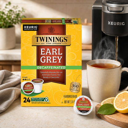 Twinings Earl Grey Decaf Tea Keurig K-Cups