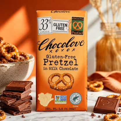 Chocolove Pretzel in Milk Chocolate Gluten-Free 2.9 oz