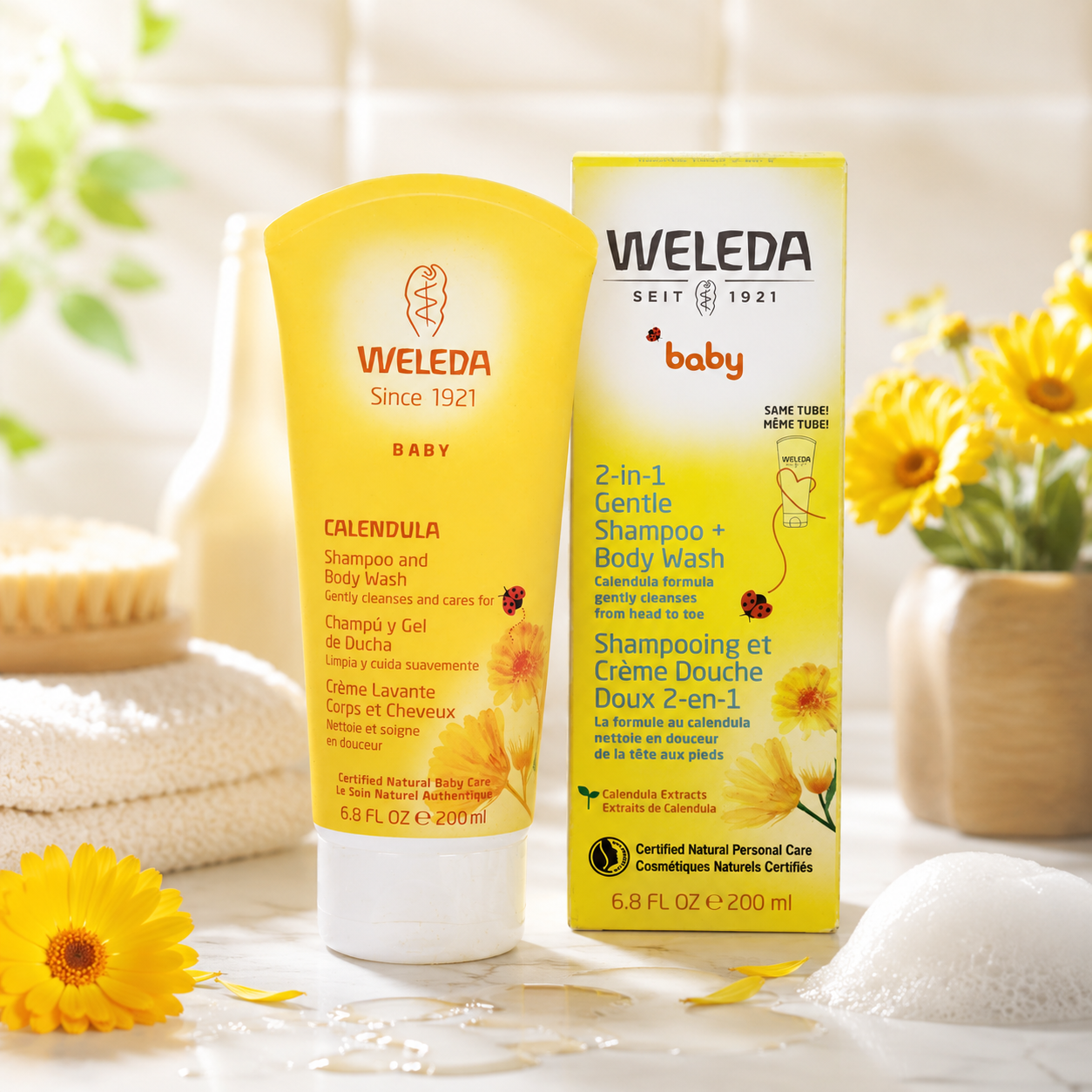 Weleda Shampoo Body Wash Calendula 6.8 OZ
