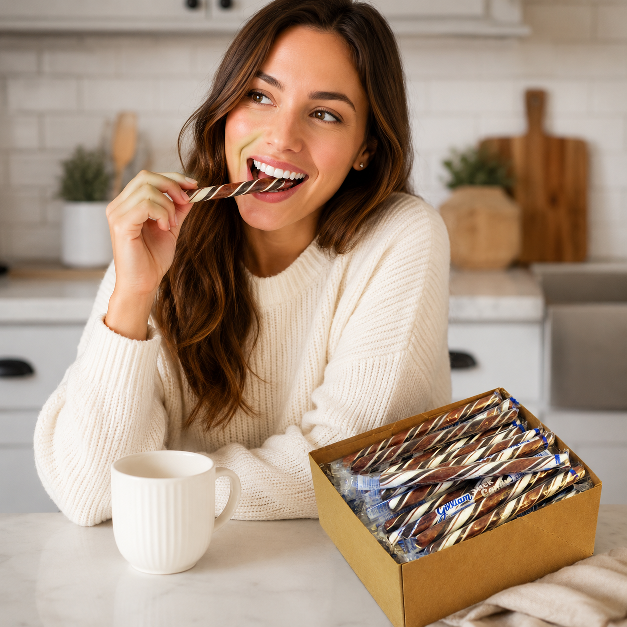 Gilliam's Old Fashioned Candy Sticks in classic Root Beer flavor