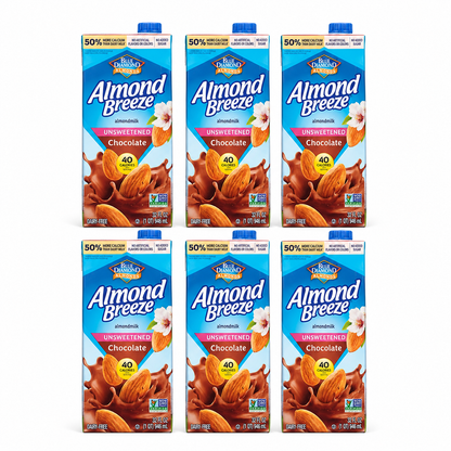 Blue Diamond Almonds Breeze Unsweetened Chocolate Almond Milk 32-ozs