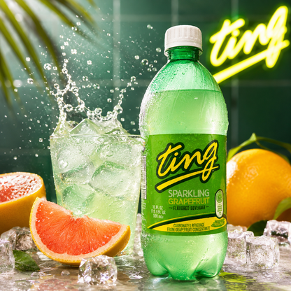 Ting Jamaican Beverage Bottles 20 fl oz