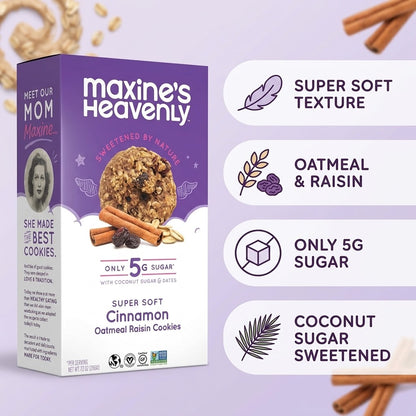 Maxine's Heavenly Cinnamon Oatmeal Raisin Cookies, 7.2 oz Maxine's Heavenly
