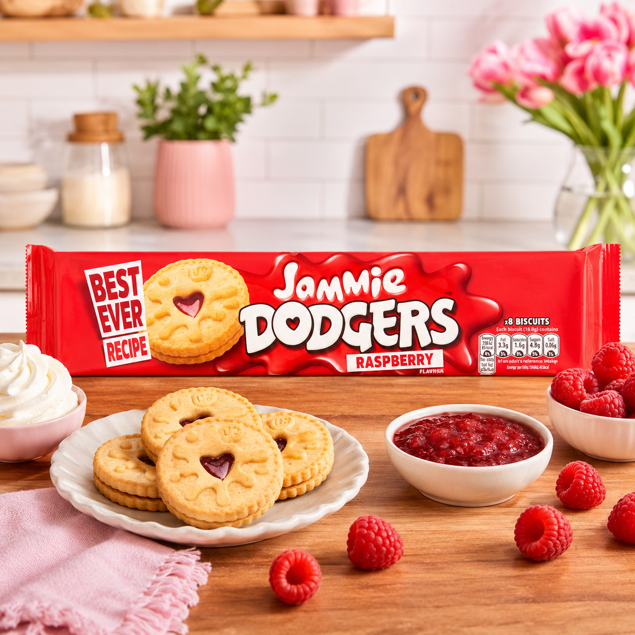 Burtons Jammie Dodgers Original Cookies 140g (Pack of 1)
