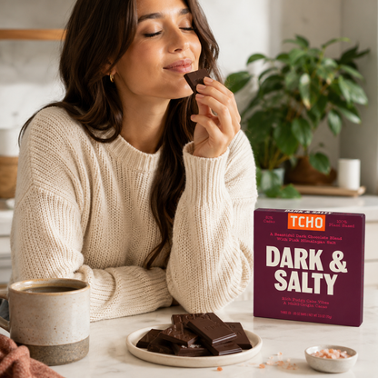 Tcho, Bar Chocolate Dark And Salty Organic, 2.5 Ounce