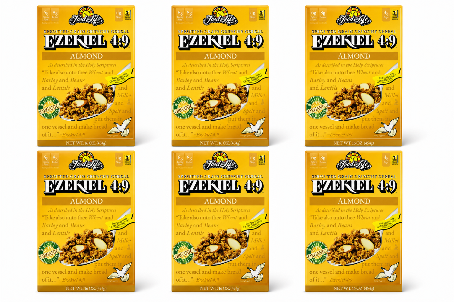 Food for life Cereal Ezekiel 4:9 Almond 16 oz