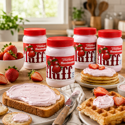 Marshmallow Fluff Strawberry Flavor Marshmallow Spread 7.5 oz