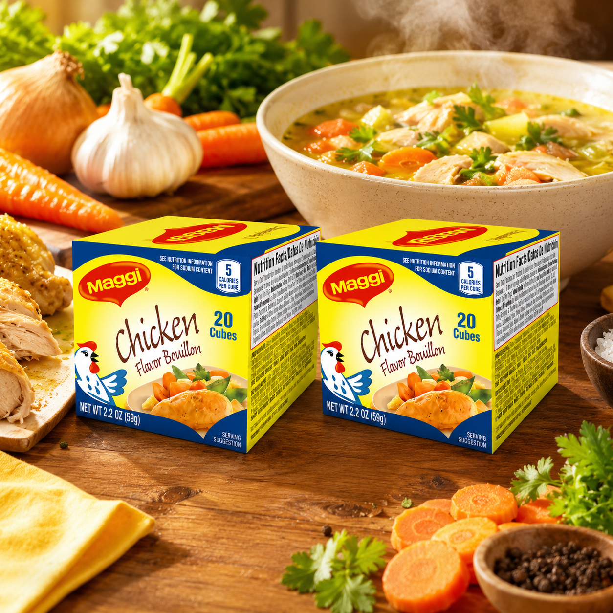 Maggi Chicken Bouillon Cubes 20ct