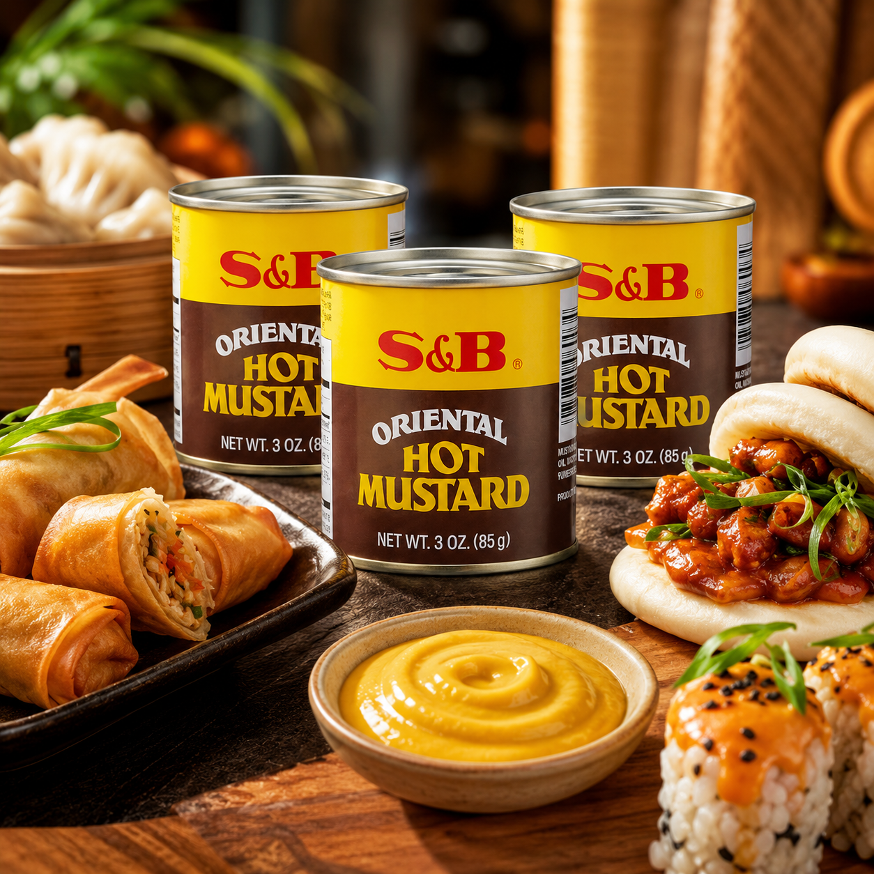S&B Oriental Hot Mustard, 3 oz (Pack of 3)