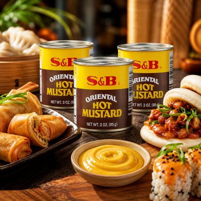 S&B Oriental Hot Mustard, 3 oz (Pack of 3)