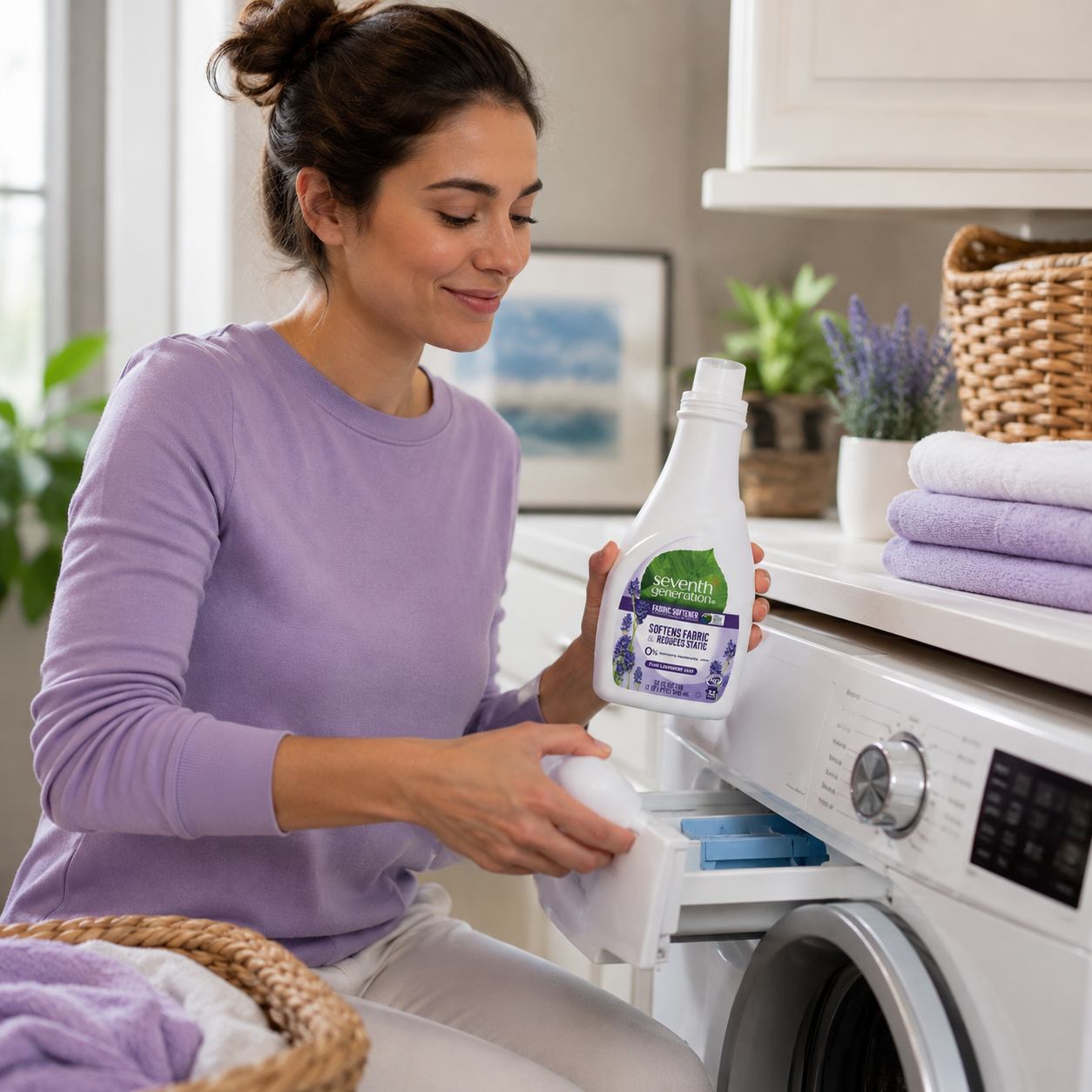 Seventh Generation Fabric Softener Lavender 32 Fluid Ounce