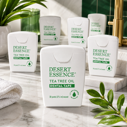 Desert Essence Tea Tree Oil Dental Tape 30 Yards Naturally