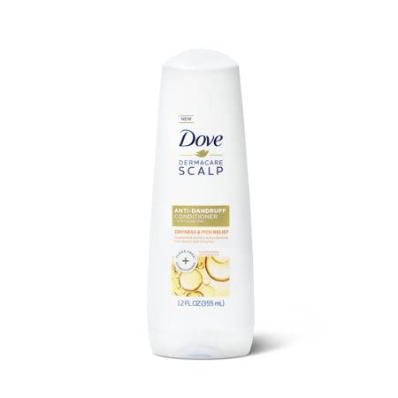 Dove DermaCare Scalp Dryness & Itch Relief Conditioner 12 oz (Pack of 4) Dove