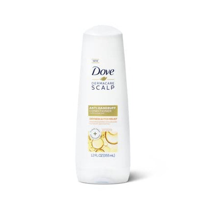 Dove DermaCare Scalp Dryness & Itch Relief Conditioner 12 oz (Pack of 4) Dove