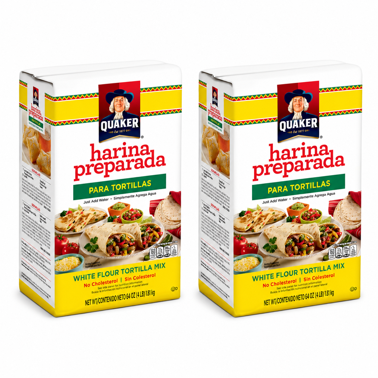 Quaker Harina Preparada para Tortillas Tortilla Flour 4 lb Bag