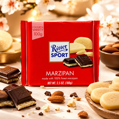 Ritter Sport Marzipan (1 Bars each 100g) from Germany