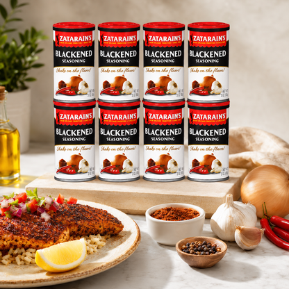 Zatarains Blackened Seasoning . shaker can 12 per case 3 oz