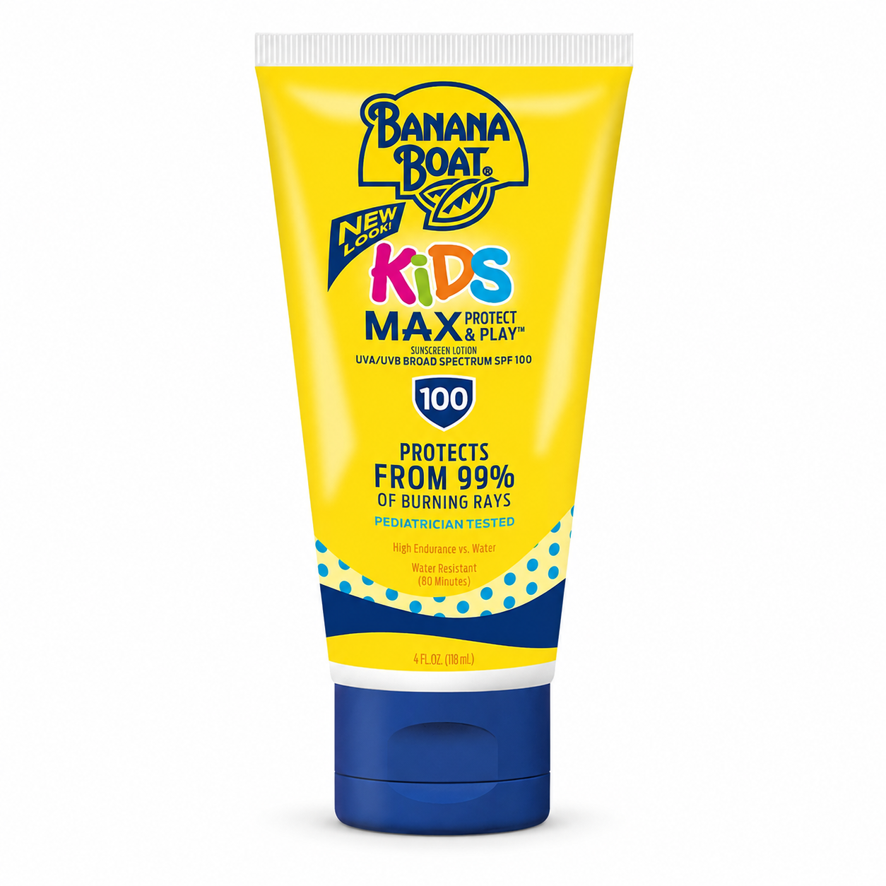 Banana Boat Kids Max Protect & Play Broad Spectrum Sunscreen 4 oz